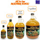 Content Household Apple Cider Vinegar Master Tonic Shots - 128 Fl Oz - Contains Cinnamon, Cloves, Lemon, Ginger, Turmeric, Cayenne Pepper, Honey