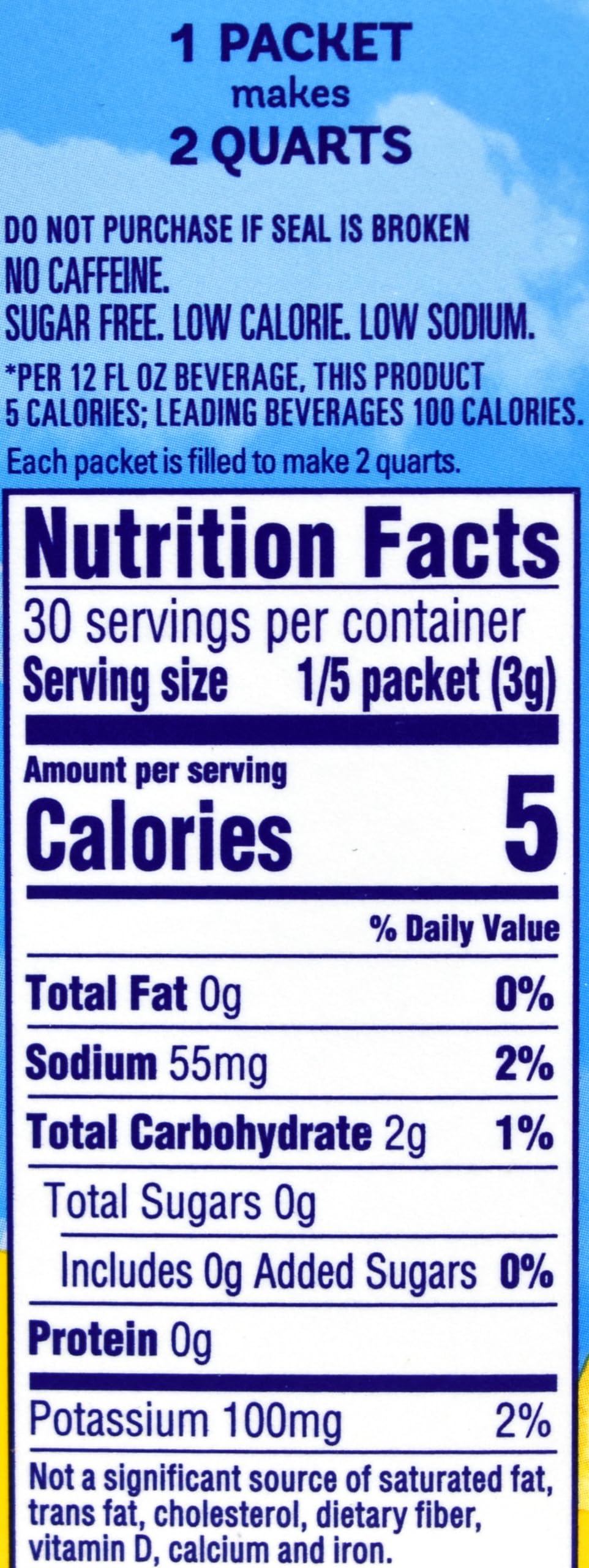 Crystal Light Lemonade Drink Mix, 12-Quart, 3.2 Ounce Packages, Pack of 2