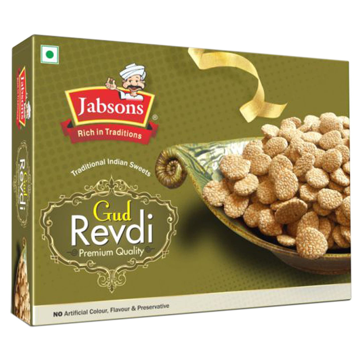 Jabsons Assorted Traditional Sweet Combo - 5 Pack (400g each) - Chikki Til Gud, Gud Kaju Roll, Agra Gud Gajak & More