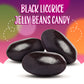Old-Fashioned Black Licorice Jelly Beans Candy Gluten-Free Vegan 3 Pound Bag