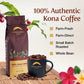 Kona Earth - Peaberry, 100% Kona Coffee, Whole Farm-Fresh Medium Dark Roast Coffee Beans, Micro-Batch-Roasted, 1 Lb., Pack Of 1