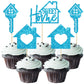 Gyufise 24 Pack Sweet Home Cupcake Toppers House Warming Decorations Welcome New Home Cupcake Picks for Housewarming Party Cake 