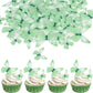 ZHUOWEISM 72PCS Edible Butterfly Cupcake Toppers Paper Decorations Green