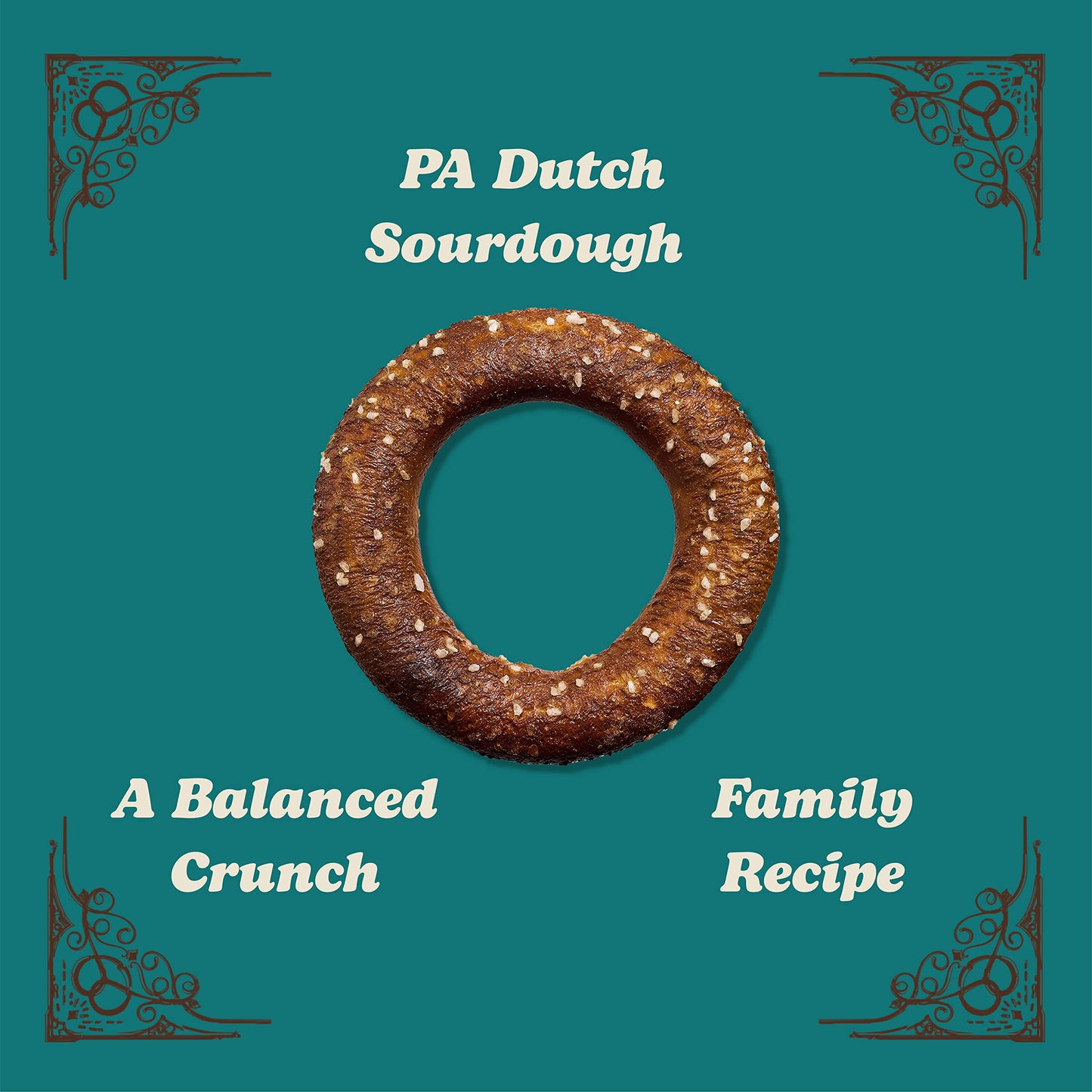 Unique Snacks Sourdough Pretzel Rings, Vegan, OU Kosher, Non-GMO, 11 Oz. Bag, Pack of 6