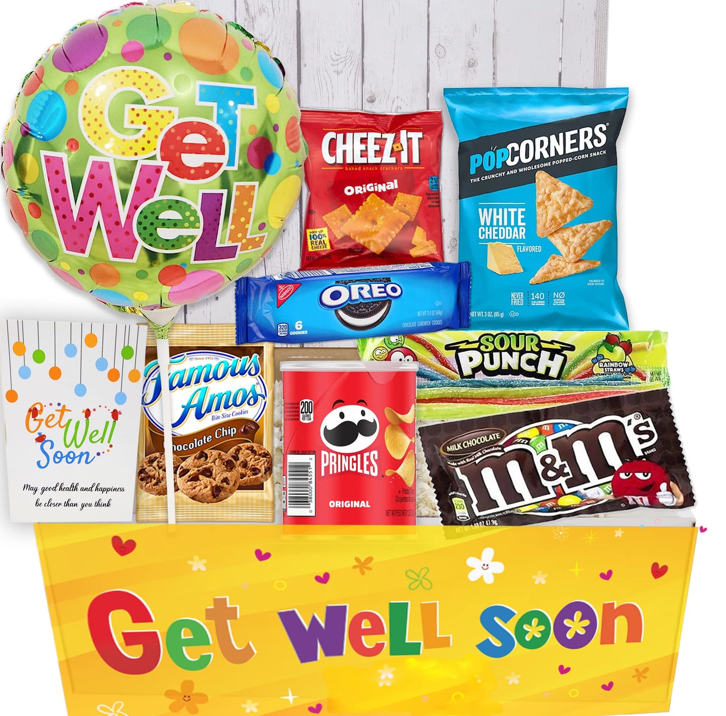 GET WELL GIFT basket, package for kids Unisex, child boy or girl Care package, Feel better soon for home or hospital after surge