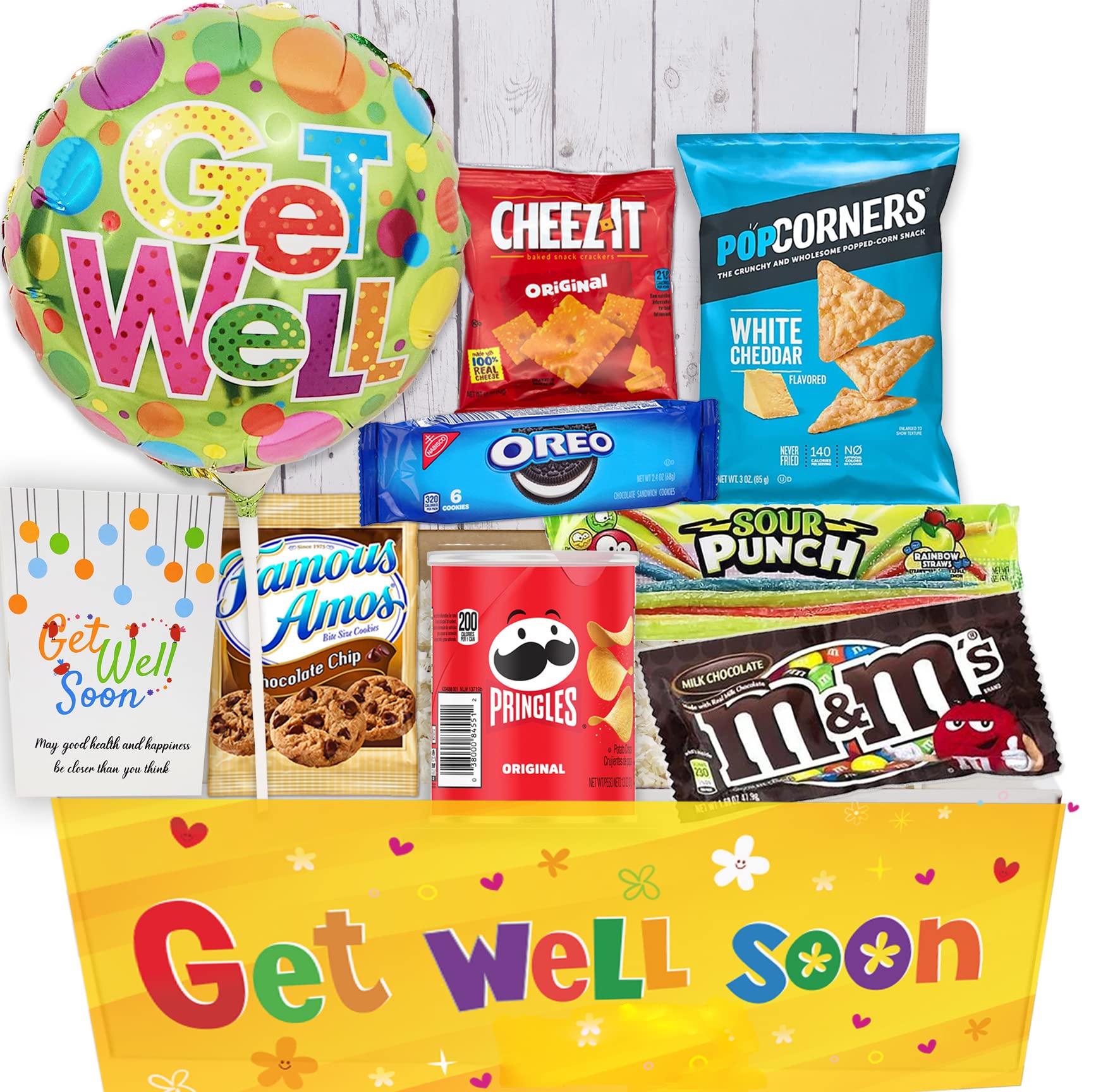 GET WELL GIFT basket, package for kids Unisex, child boy or girl Care package, Feel better soon for home or hospital after surge