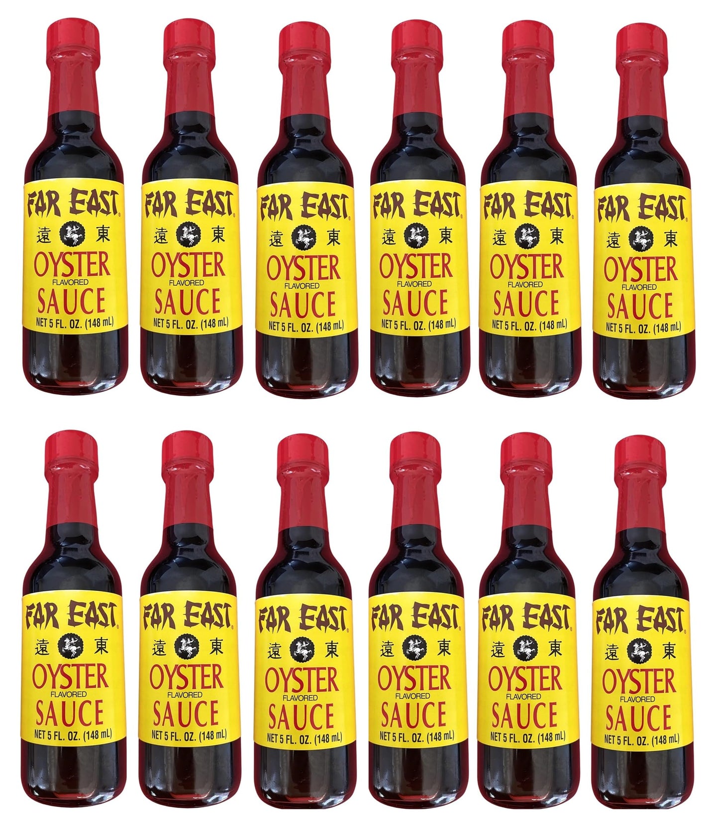 Far East Oyster Flavored Sauce, Twelve 5 Ounce Bottles of Asian Oyster Sauce, Delicious Asian Sauce (5 Ounce Bottle, 12-pack), B