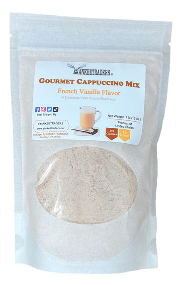 Yankeetraders, French Vanilla Cappuccino Mix, 1 Pound