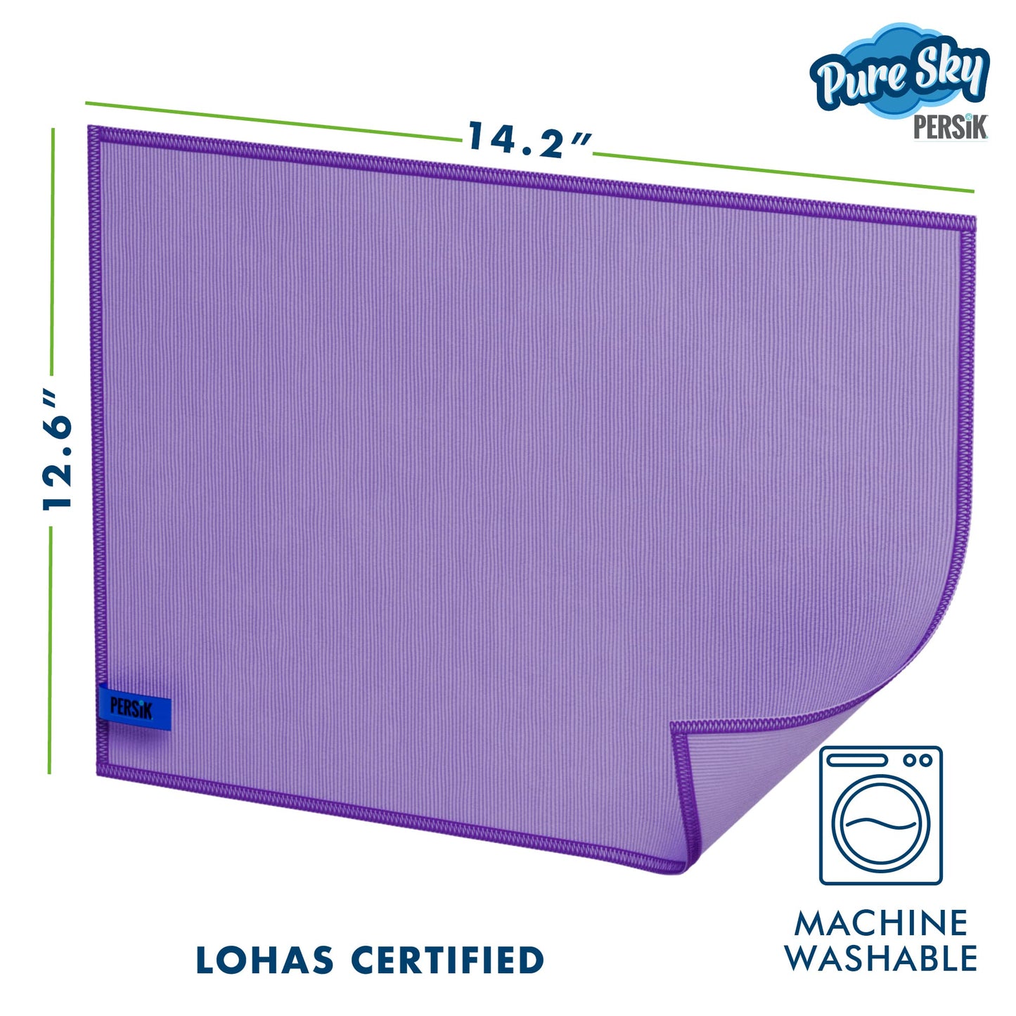 Pure-Sky Ultra-Microfiber Cleaning Cloth - Just Add Water No Detergents Needed - Includes Window And Glass Cleaning Towel Streak