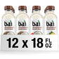 Bai Coconut Flavored Water Variety Pack III - 12 Pack, 18 Fl Oz, Assorted Flavors: Molokai Coconut, Madagascar Coconut Mango, Puna Coconut Pineapple