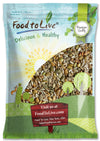 Food to Live Organic Dry Roasted Sunflower and Pumpkin Seed Mix with Himalayan Salt, 8 Pounds - Oven Roasted, Lightly Salted, No