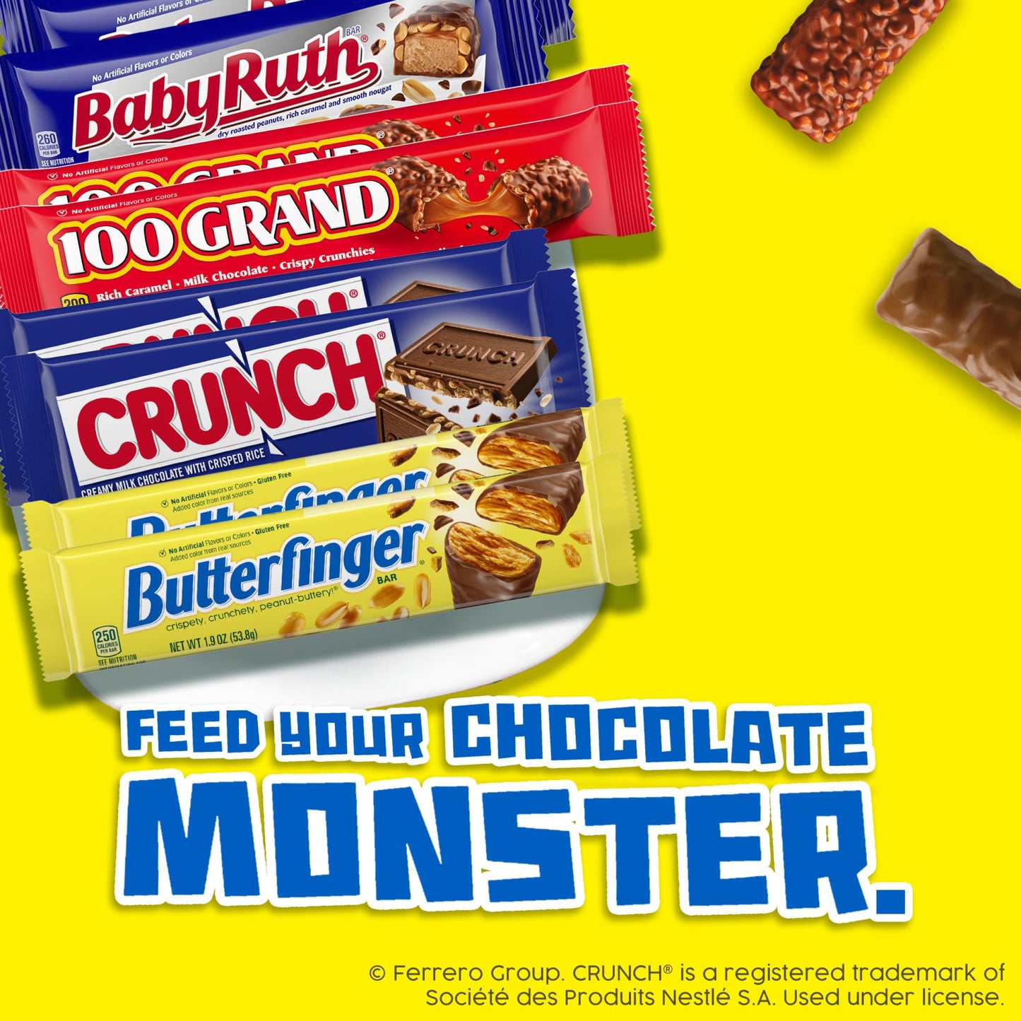 CRUNCH Milk Chocolate Crisped Rice Holiday Candy Bars, Bulk 18 Pack, Individually Wrapped, 1.55 oz Each, Perfect Stocking Stuffers