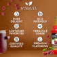 Syruvia Cherry Syrup - Premium Flavoring Syrup For Tea, Italian Sodas, Beverages, Desserts, Ice Cream, Cocktails & Mocktails - K
