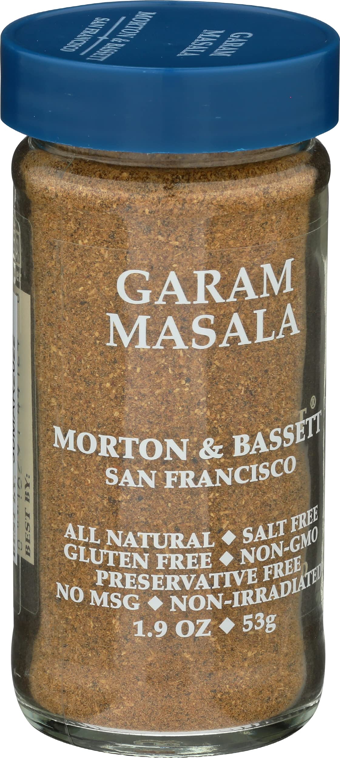 Morton & Bassett Garam Masala Spice, 1.9 Ounce (Pack of 1), Aromatic Indian Blend
