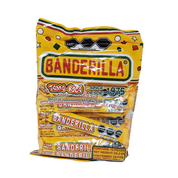 Banderilla de Tamarindo con Chile y Sal (12 Piezas)