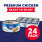 Swanson White Premium Chunk Canned Chicken Breast in Water, Fully Cooked Chicken, 4.5 OZ Can (Case of 24)