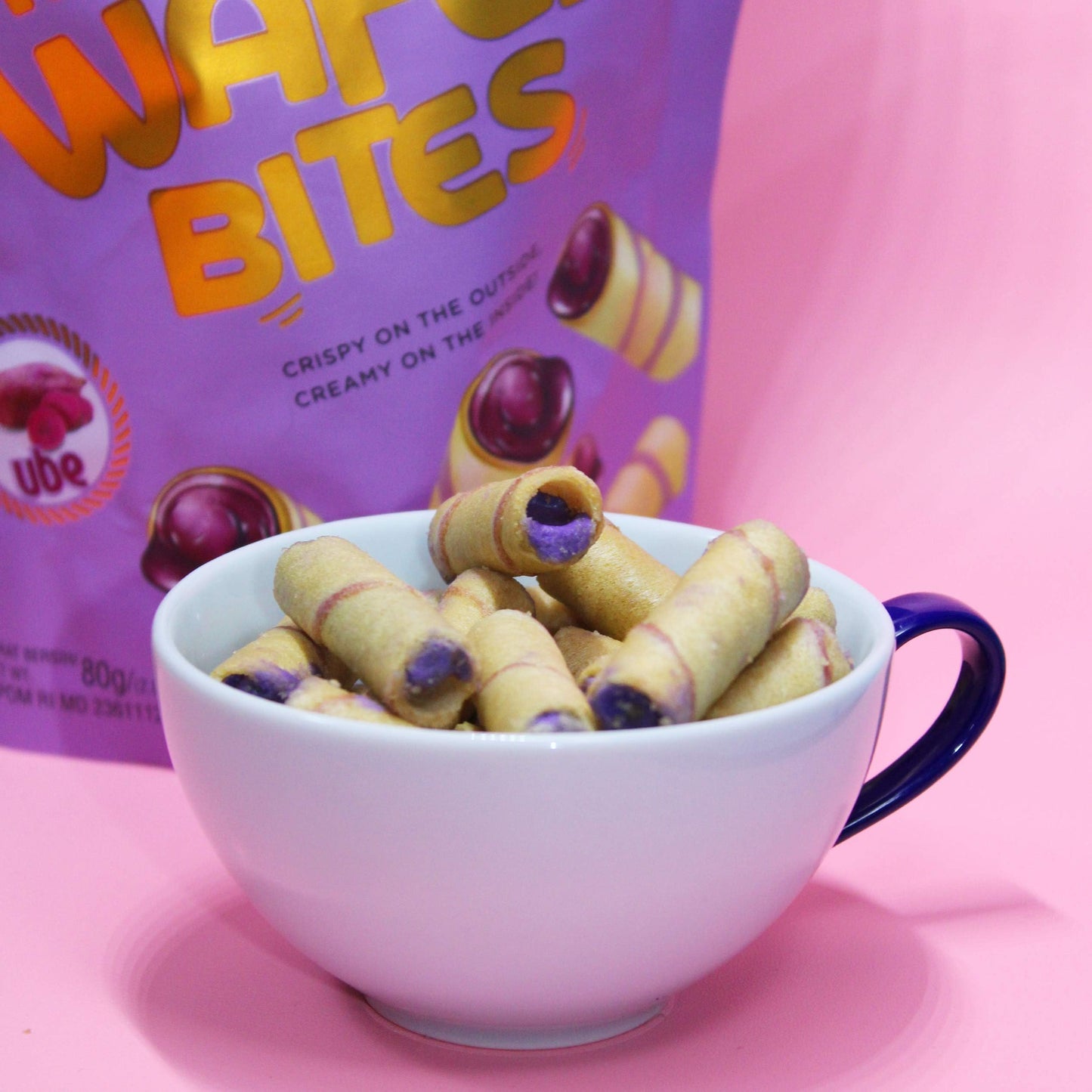 Deka Mini Wafer Bites (Pack Of 12, Ube)