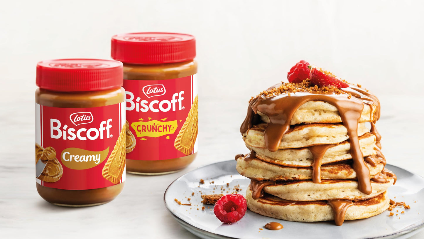Lotus Biscoff Cookie Butter Spread, Crunchy, non GMO + Vegan, 24.7oz