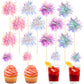 TBoxBo Firework Cupcake Toppers 120 Pcs Foil Frill Toothpicks Model 9j3s5w2yr23 Type2