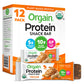 Orgain Organic Vegan Protein Bars, Peanut Butter, 10g Protein, Gluten Free, Non-GMO, Pack of 12