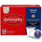 Community Coffee House Blend 36 Count Coffee Pods, Medium Dark Roast, Compatible with Keurig 2.0 K-Cup malt-inspired, 36 Count (Pack of 1)