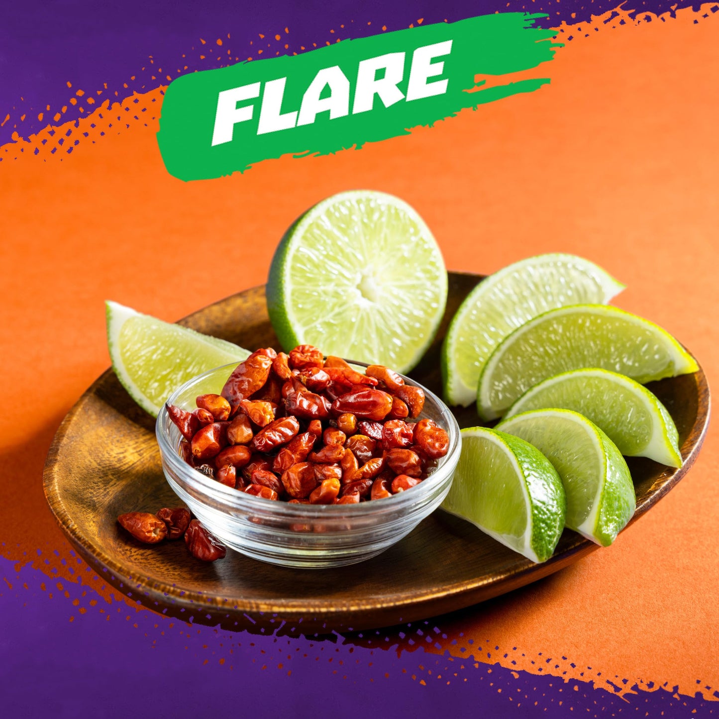 Takis Flare Hot Nuts 15.02 oz Sharing Size Resealable Bag  Chili Pepper & Lime Flavored Medium Spicy Double-Crunch Peanuts