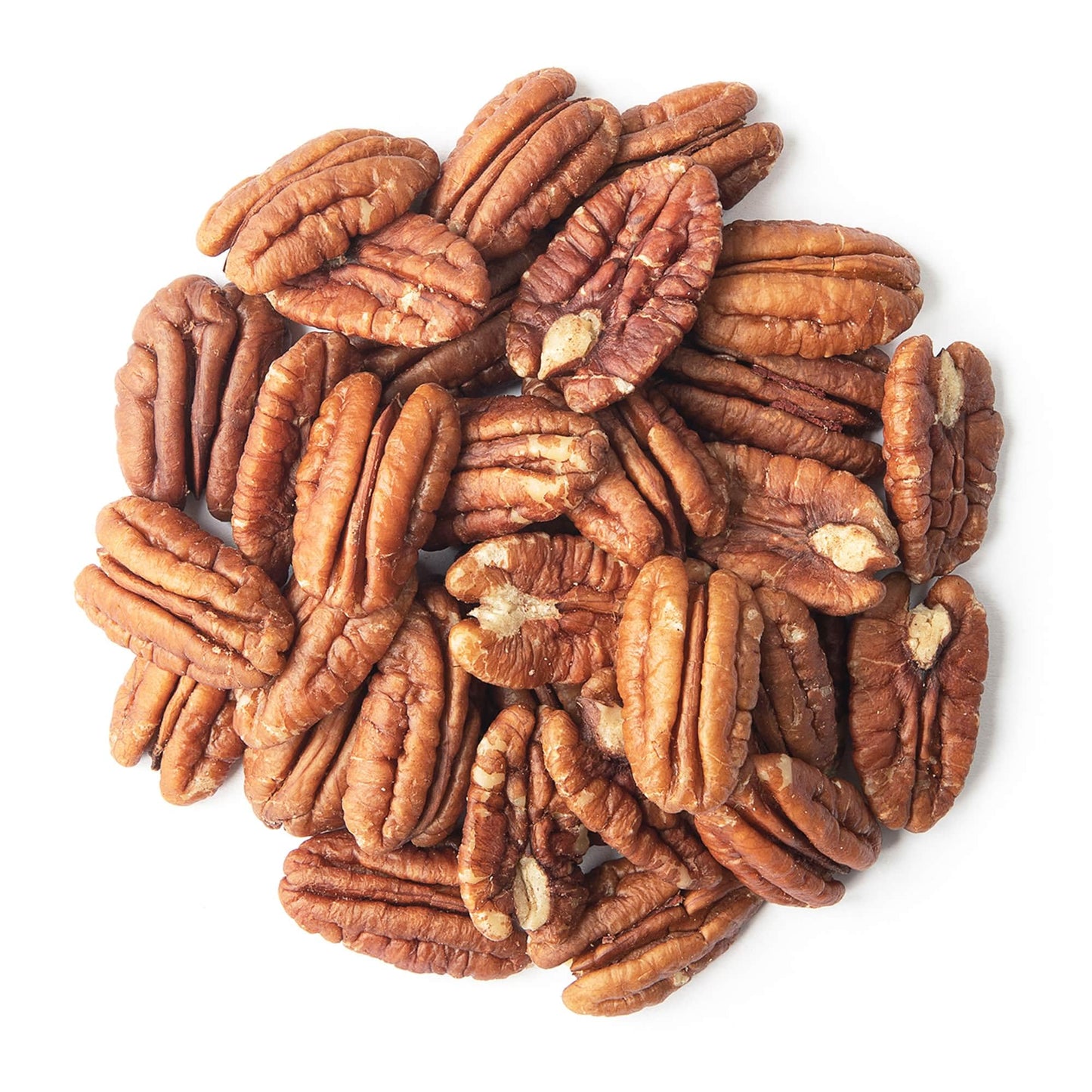 Pecan Halves, 14 Pounds - Raw Pecan Nuts, Large Size, Unsalted, Unsweetened, Vegan, Kosher, Shelled, Bulk. Good Source Of Magnes