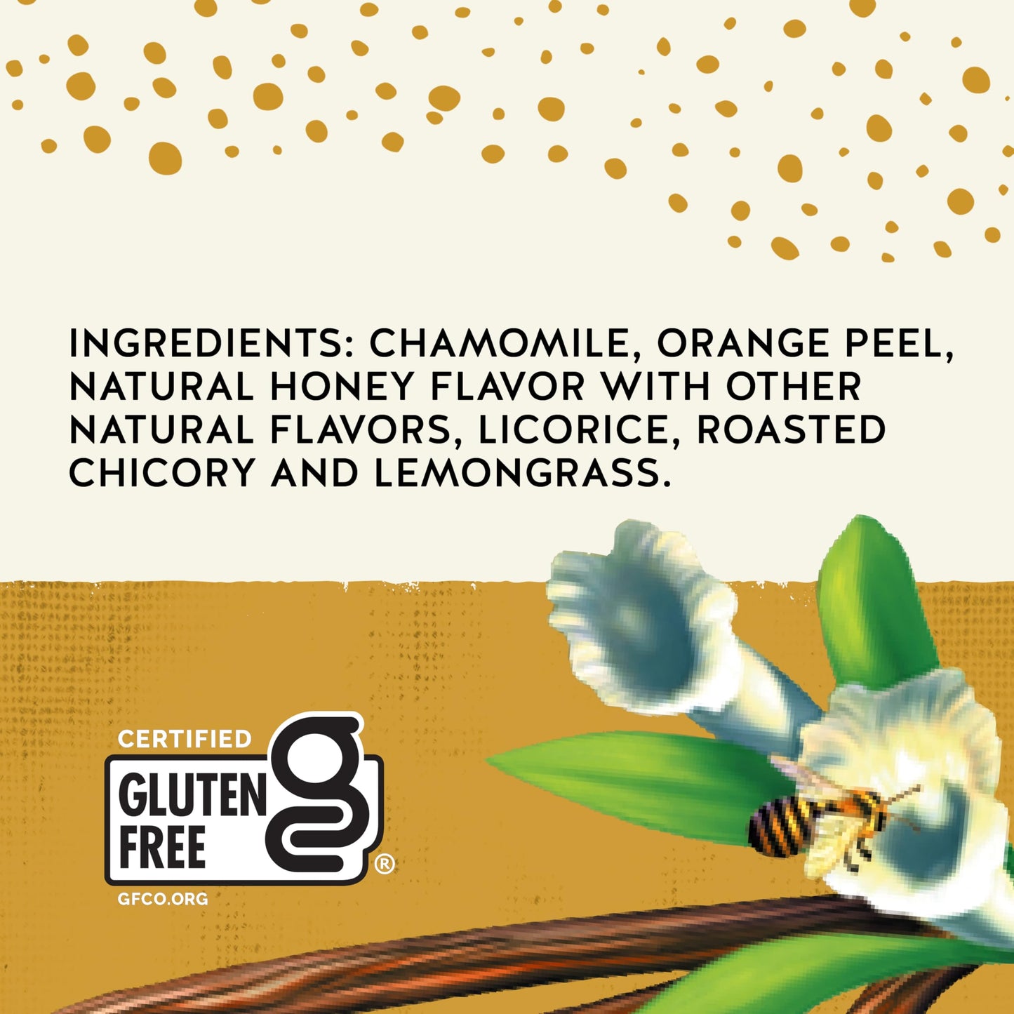 Celestial Seasonings Chamomile Tea Bags - Honey Vanilla, Caffeine Free, 20 Count (Pack of 6)