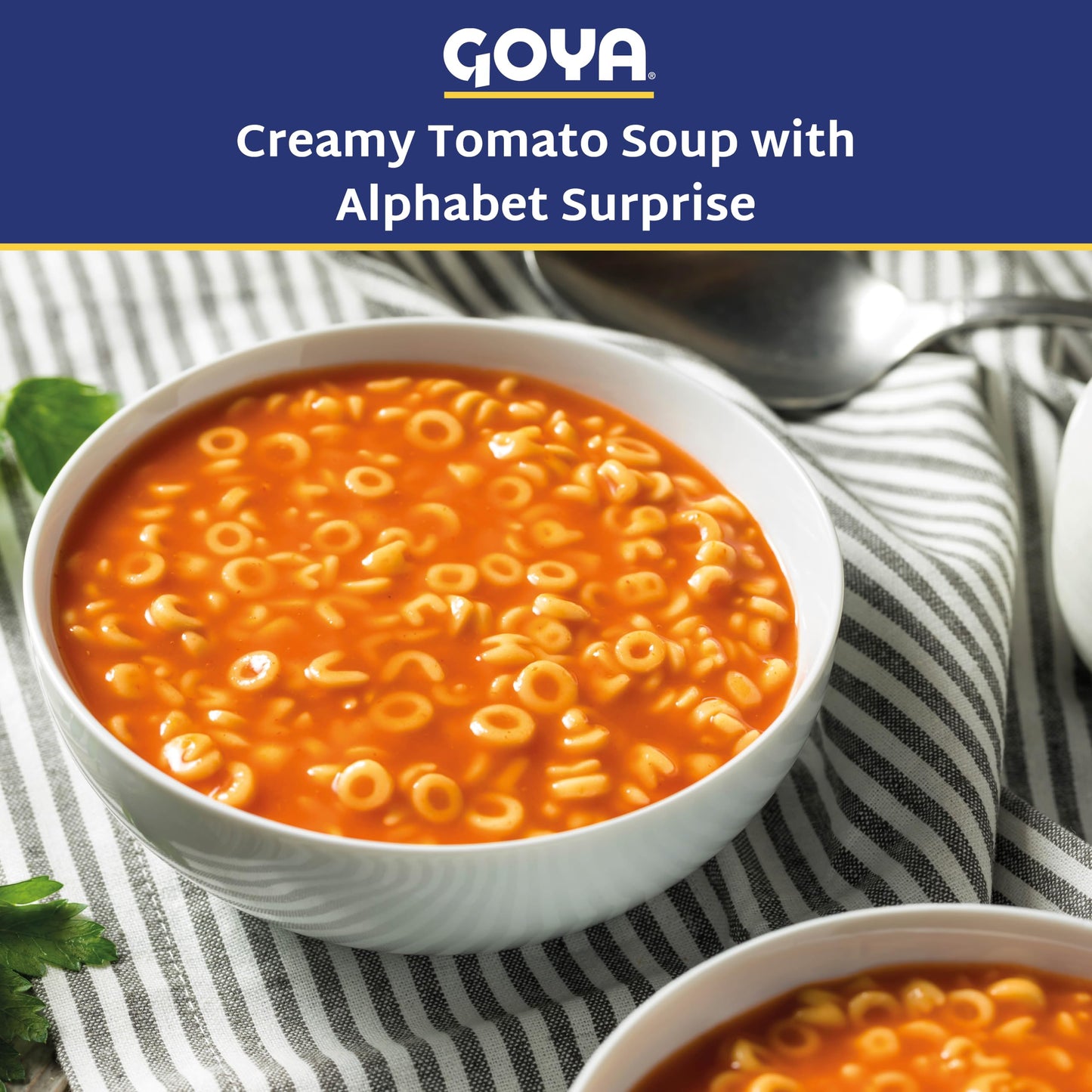 Alphabet Pasta by Goya, Fun Pasta Noodles for Soups, Stews, and Side Dishes, Mexican Noodles, 7oz Bag