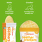 Happy Baby Organics Baby Snacks, Gentle Teething Wafers, Gluten Free & Vegan, Sweet Potato & Banana, 12 Count (Pack Of 6)