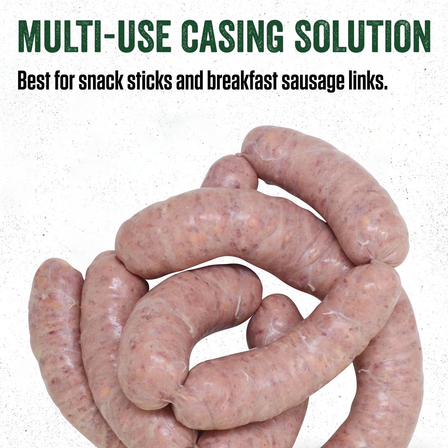 Lem Products Pre-Tubed Natural Sheep Casings, 19-21Mm, Edible Sausage Casings, Stuffs Approximately 20-25 Pounds, Great For Snack Sticks, Breakfast Sausage Links, And More, 6.7 Ounce Package