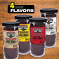 Old Trapper Beef Jerky, Teriyaki Flavor, 21oz Jar, 80 Pieces, 10g Protein, 80 Calories, Pack of 1