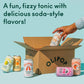 OLIPOP 5-Flavor Soda Variety Pack, Prebiotic Soft Drinks, Low Calorie, Vegan, 12 oz, Pack of 10