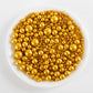 Kasvan Gold Pearl Sugar Sprinkles - Edible Candy Pearls 130G/4.58 Oz, Mix Size, Baking Cake Decorations, Ice Cream Toppings And