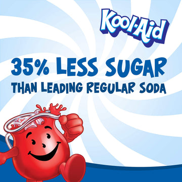Kool-Aid Powdered Drink Mix, Caffeine Free, Blue Raspberry Lemonade, 20 oz Canister