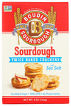 Boudin Sourdough Twice Baked Crackers With Sea Salt, Non GMO, 5 Ounces (Pack Of 12)