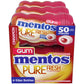 Mentos Pure Fresh Sugar-Free Chewing Gum With Xylitol, Cinnamon, Bulk, 50 Piece Bottle (Pack Of 6)