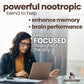 Rapidfire Smart-Brew Nootropics Coffee Pods - High Performance Infused Concentrate  Supports Energy and Brain Function  16 Count