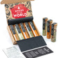 TIMBER TASTE World Spice Collection - World Spice Gift Set - Gourmet Spices and Seasonings Set for Men & Women - International S