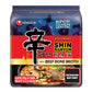 Nongshim Ramen Noodles  Gourmet Instant Ramen  enhanced Microwavable Noodle Soup  Shin Black  4.58 Ounce (Pack of 16) - Packaging Graphic May Vary