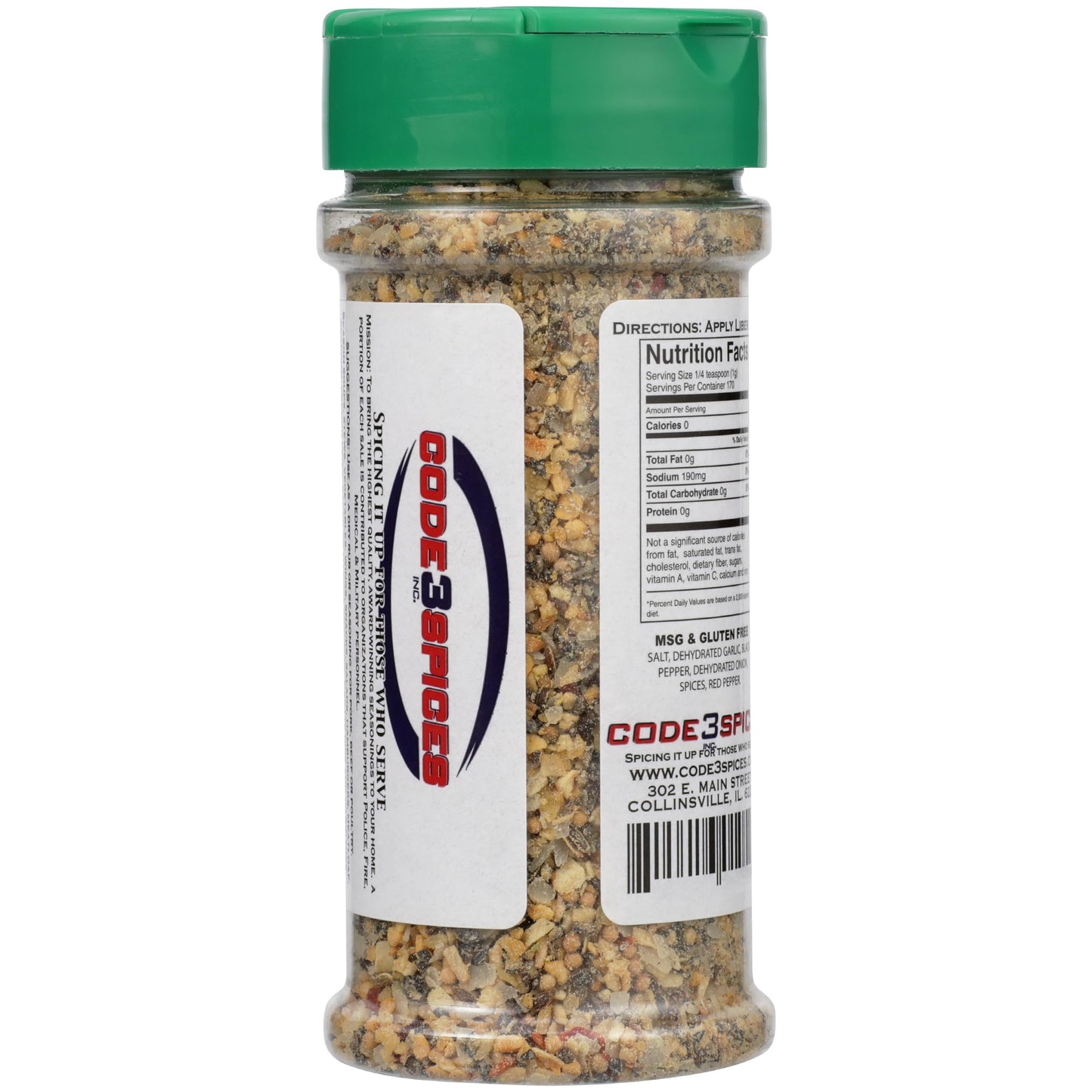Code 3 Spices Grunt Rub, 6 Oz