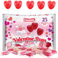 Heart Shaped Valentine Lollipops, Individually Wrapped Bulk Candies For Classroom Exchanges, Themed Party Candy, 25 Count Bag