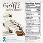 Griff's Coffee Toffee Dark Chocolate Covered Toffee Squares, Gluten Free, 16 Count, 1 Ounce Pack - Traditional English Treat