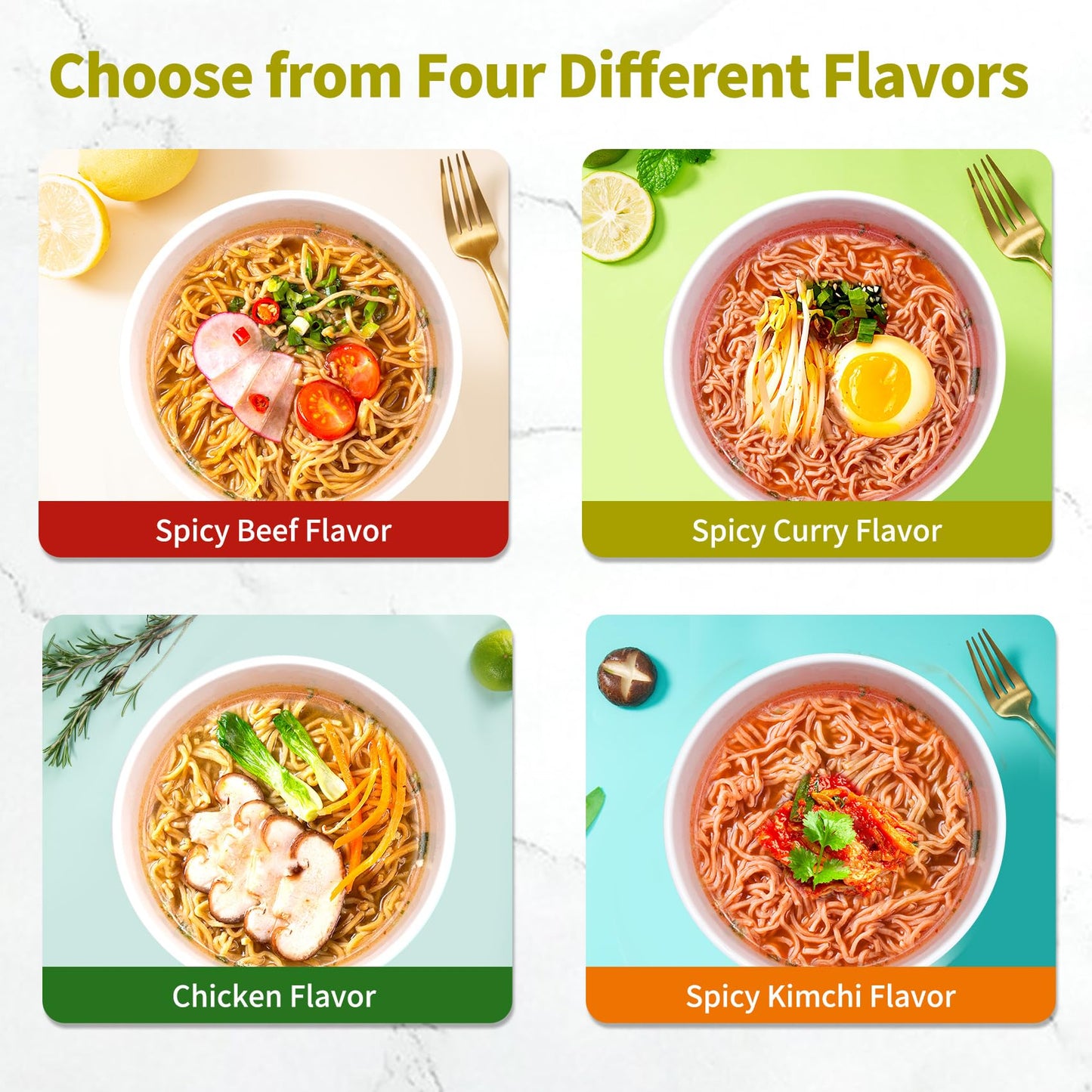 Volo Vero High Protein (32G) Instant Ramen Noodles Soup Cup, Spicy Curry Flavor, 6 Packs, Plant-Based, Non-Fried, Vegan, Low Fat, Egg & Dairy-Free, Quick Healthy Asian Meal, Holiday Gifts