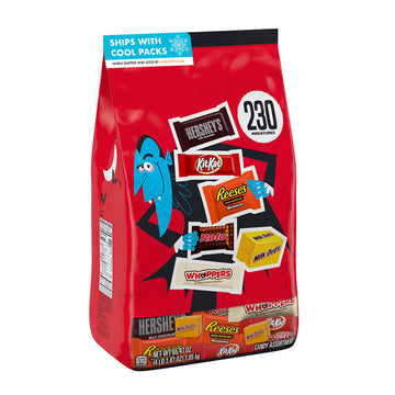 Hershey Miniatures Candy Bag, 56.2 oz (185 Pieces)