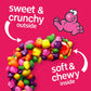 Nerds Rope, Candy, Rainbow, Crunchy And Gummy, 0.92 Oz