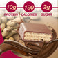 ProtiDIET Peanut Wafer Protein Bars - Low Sugar, High Protein - 7 Bars Per Box