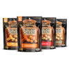 Umlands Crunchy Cheese - Variety Pack (4      1.9  oz Bags) | Cheddar, Colby Jack, Pepper Jack, Gouda | Real Cheese, Keto, Low-C