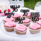 Gyufise 24 Pack Black 70Th Birthday Cupcake Toppers Glitter Seventy Hello 70 Straight Outta 1953 Cupcake Picks For Cheers To 70
