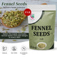 Fennel Seeds 1 Lb, 100% Pure & Natural Whole Fennel, Enhanced Quality Spice For Cooking & Tea, Fresh & Aromatic - By Yogi’S Gift®